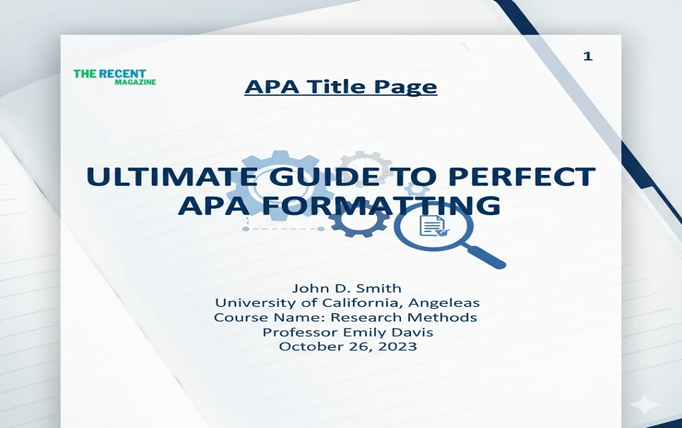 Apa Title Page