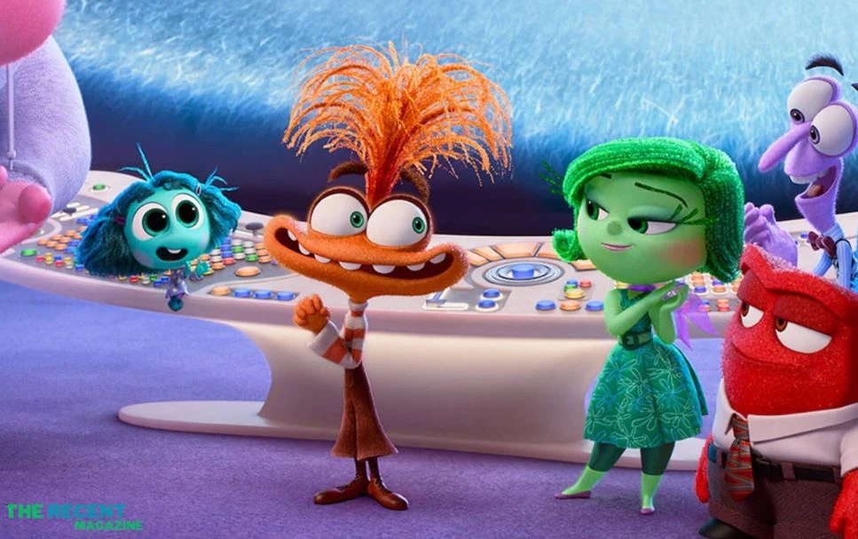 Inside Out 2 Glued to Phone