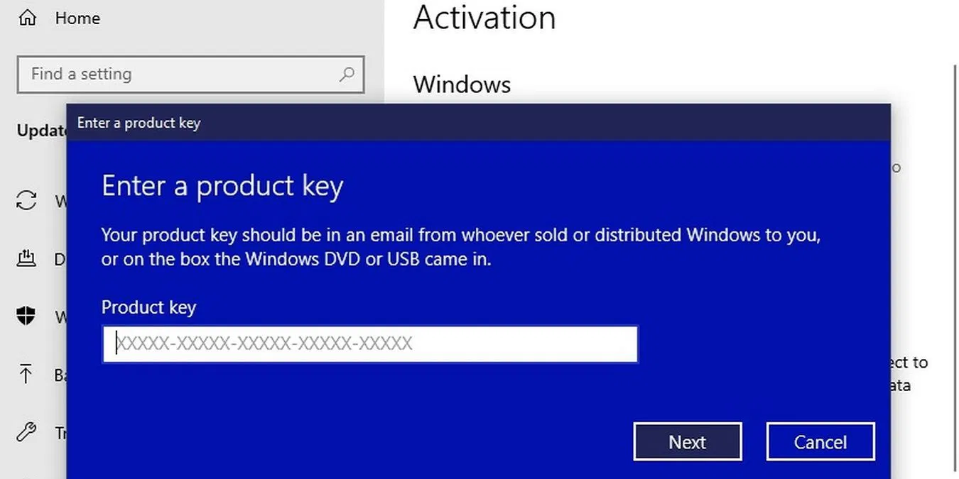 Windows Product Activation